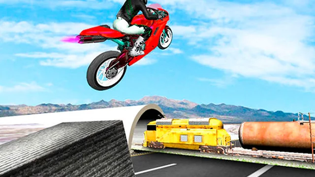 Highway Traffic Bike Stunts game thumbnail