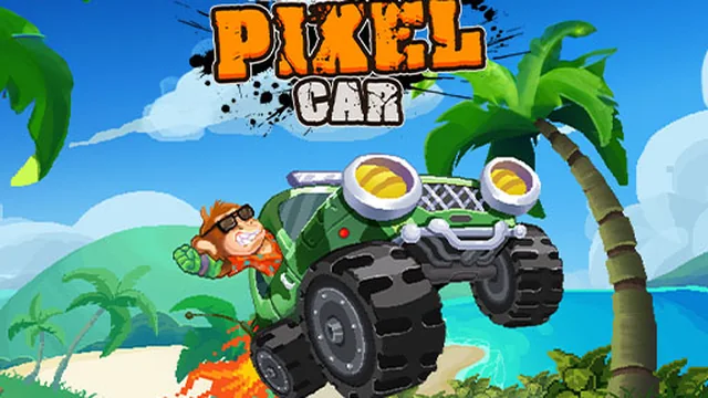 Hill Climb Pixel Car