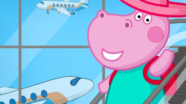 Hippo Family Airport Adventure
