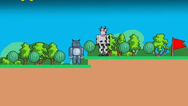 Hippo vs Cow Monster