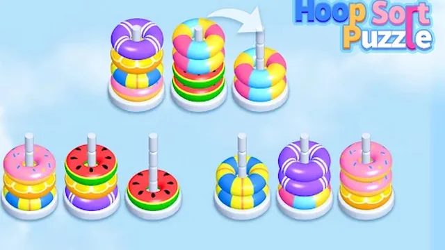 Hoop Stack Sort Puzzle 3D Game game thumbnail