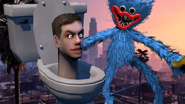 Huggy Wuggy Fight Skibidi Toilet