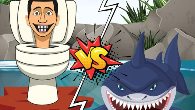 Hungry Shark Vs Skibidi