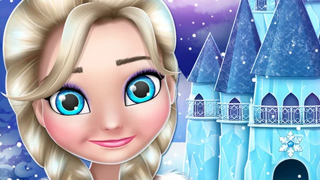 Ice Princess Doll House Design and Decoration Game