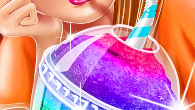 Ice Slushy Maker Rainbow Desserts