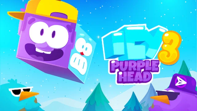 Icy Purple Head 3