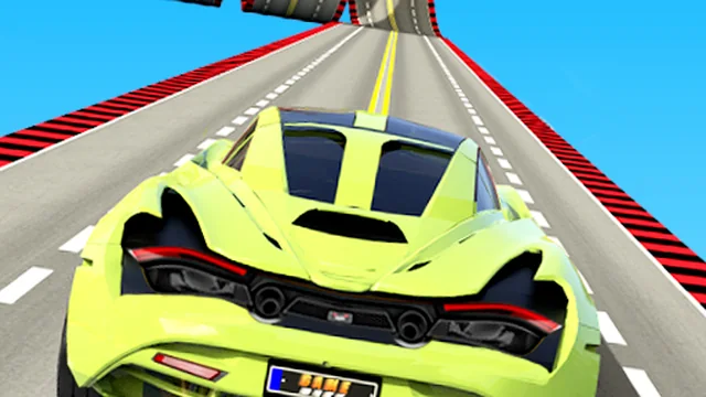 impossible car stunt mega ramp 3d game thumbnail
