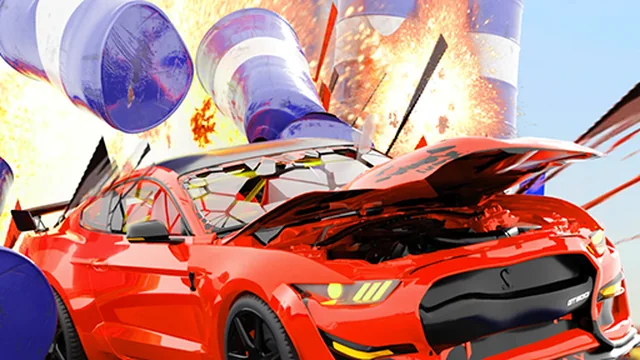 Impossible Car Stunt Races: Mega Ramps