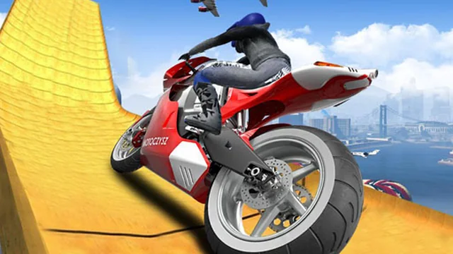 Impossible Moto Bike Track Stunts game thumbnail