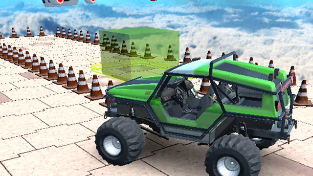 Impossible Sky Car Parking Simulation