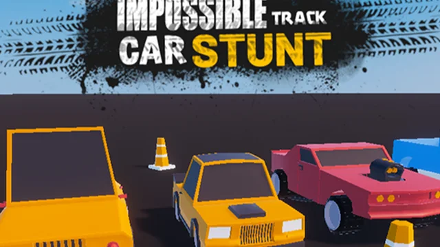 Impossible track car stunt
