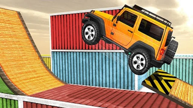 Impossible Tracks Jeep Stunt Driving Game game thumbnail