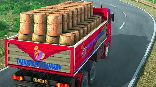 Indian Truck Driver Cargo Duty Delivery