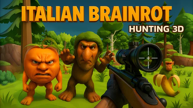 Italian Brainrot Hunting 3D game thumbnail