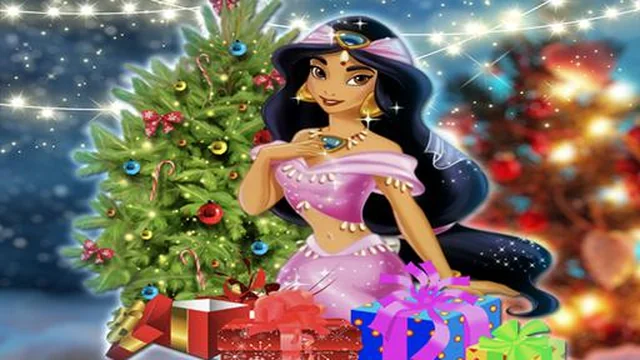 Jasmine | Aladdin Christmas Sweater Design