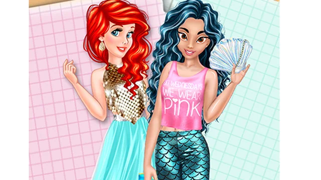 JASMINE AND ARIEL WARDROBE SWAP