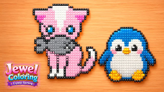 Jewel Coloring: Crystal Sorting