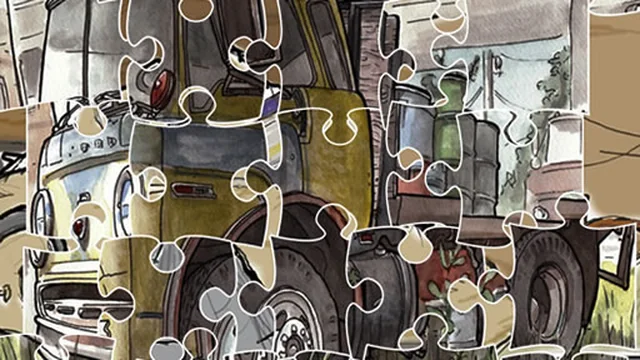Junk Trucks Jigsaw