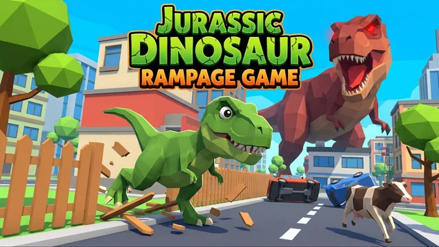 Jurassic Dinosaur Rampage Game