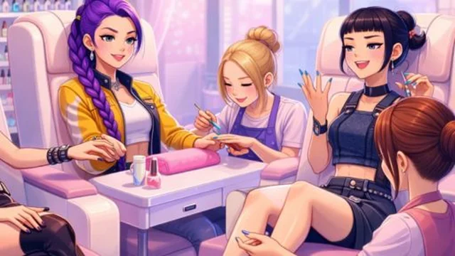 K Pop Demon Hunters Nail Studio