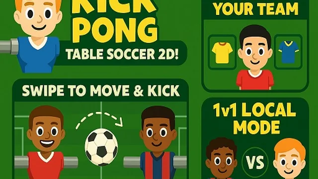 Kick Pong   Table Soccer game thumbnail