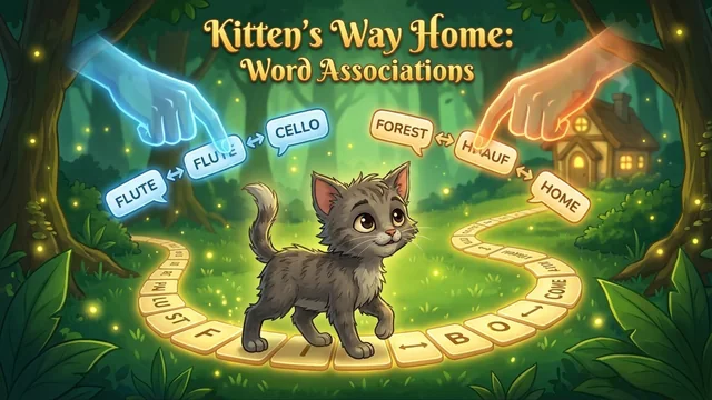 Kitten's Way Home: Word Associations game thumbnail