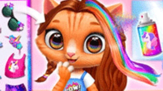 Kitty Animal Hair Salon - Fashion Hair Stylist