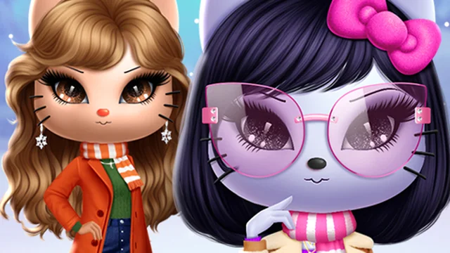 Kitty Squad Winter Dress up
