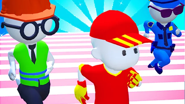 Knockout Fall Guys 3D Run - Royale Race game thumbnail