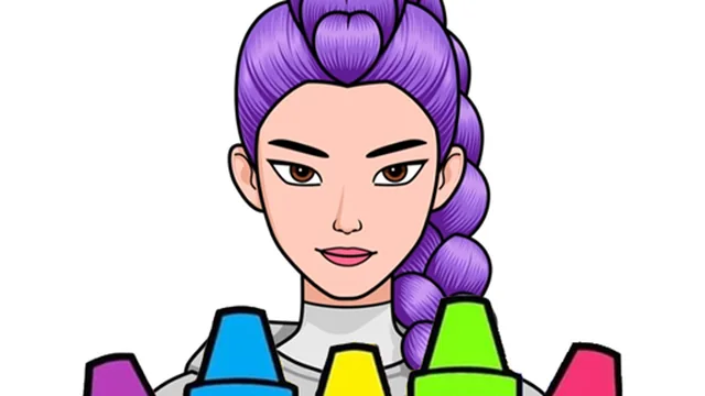 kpop hunter coloring