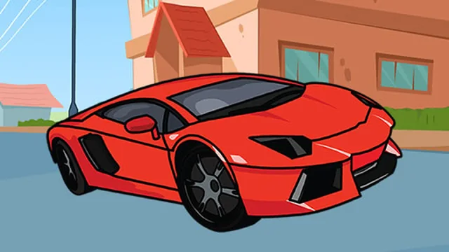 Lamborghini Coloring Book