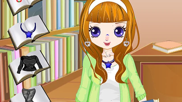 Library Girl Dressup