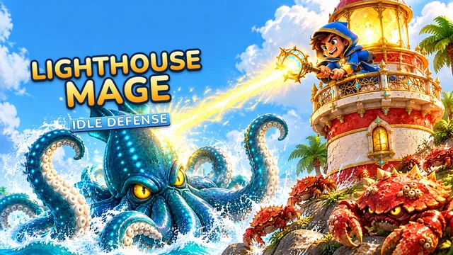 Lighthouse Mage: Idle Defense game thumbnail
