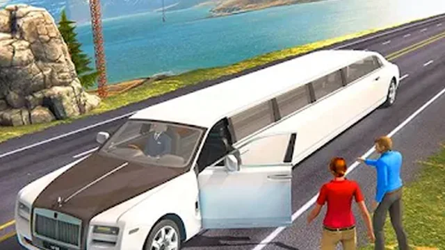 Limousine Taxi Driving Game