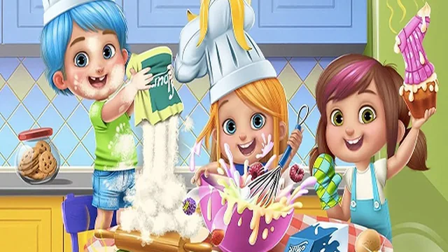 LITTLE GIRLS KITCHEN TIME