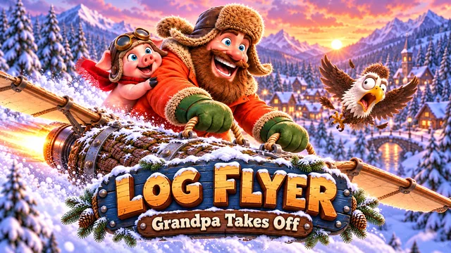 Log Flyer: Grandpa Takes Off game thumbnail