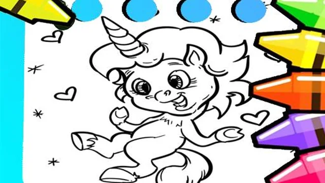 Magical Unicorn Coloring Pages