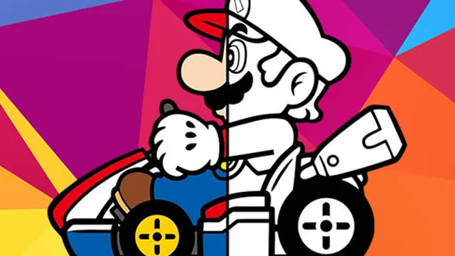 Mario Driving Coloring Book game thumbnail