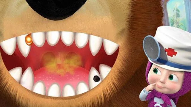 Masha And The Bear Dentist Game