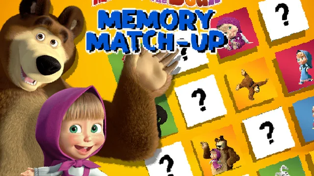 Masha and the Bear Memory Match Up
