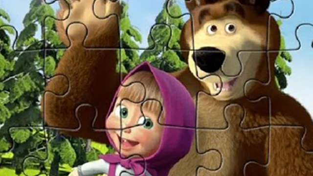 Masha Puzzle Time game thumbnail