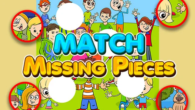 Match Missing Pieces Kids Educational Game