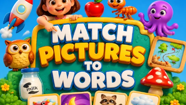 Match Picture To Words 3D
