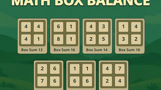 Math Box Balance