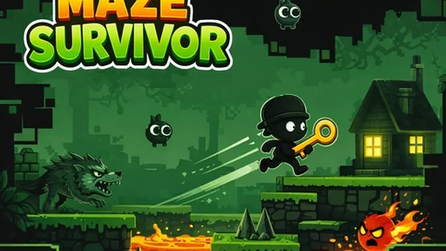 Maze Survivor   Platform Adventure Game