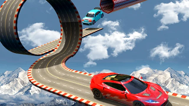 Mega Car Death Ramps 3d game thumbnail