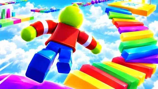 Mega Noob Sky Obby: 50 Stages game thumbnail