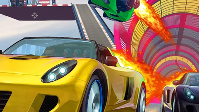 Mega Ramp Car Jumping game thumbnail