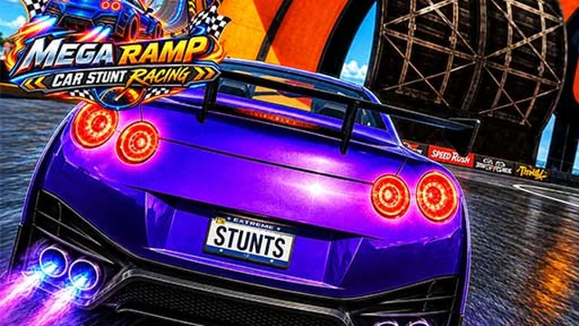 Mega Ramp Car Stunt Racing game thumbnail