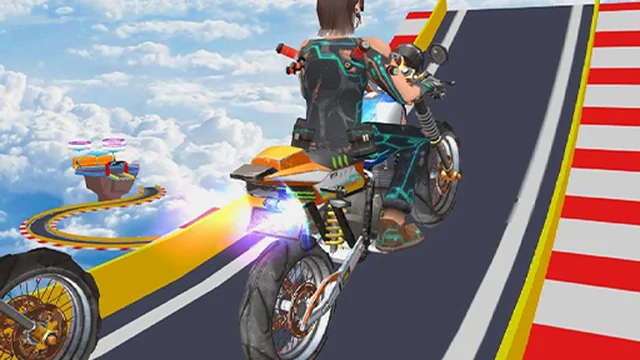 Mega Ramp Stunt Moto game thumbnail